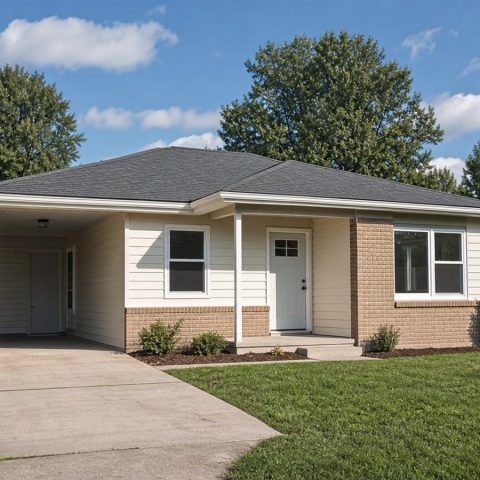 $104,625 Compact Compact Ranch Cottage: 698-Sq.-Ft. Two-Bedroom Plan