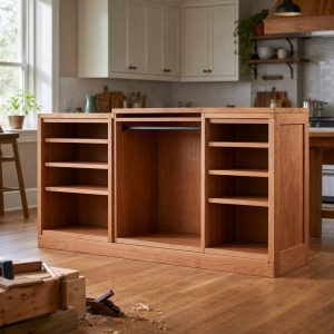 Modular Closet Tower With Adjustable Shelves