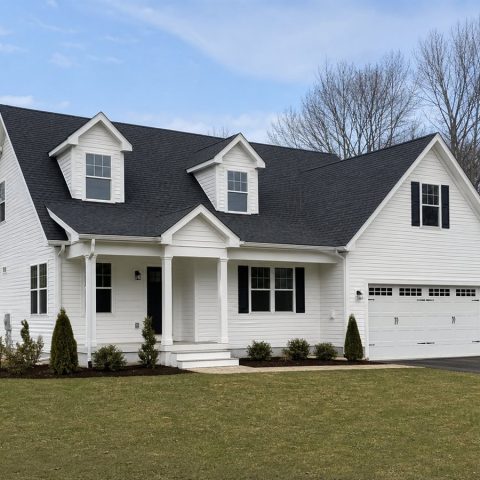 $452,500 Expanded Cape Cod-Inspired Family Home: 2,300-Sq.-Ft. Five-Bedroom Plan