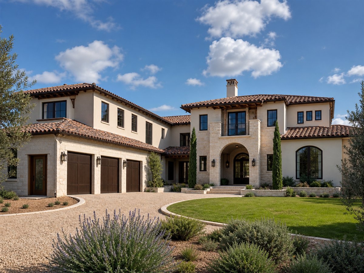 Solara Villa 4100, a conceptual 4100-square-foot Mediterranean-inspired custom villa with a $905,000 construction target