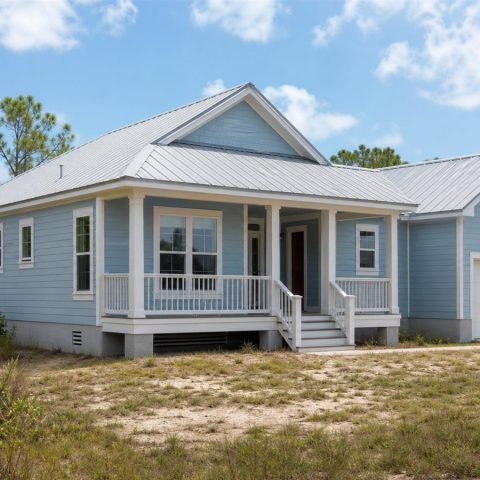 $455,000 Expanded Coastal Family Cottage: 2,310-Sq.-Ft. Five-Bedroom Plan