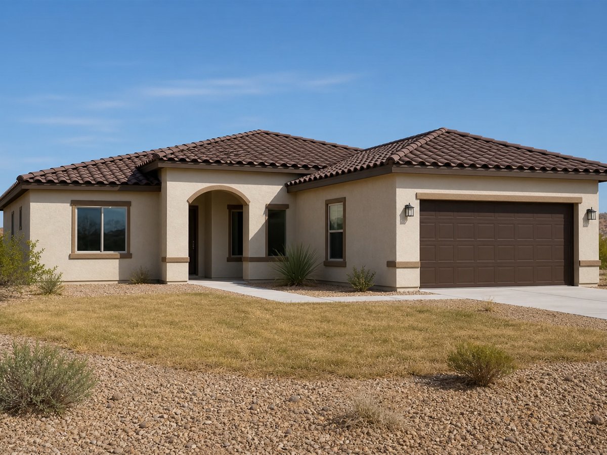 Solana Family Home 2320, a conceptual 2320-square-foot Mediterranean-inspired family home with a $457,500 construction target