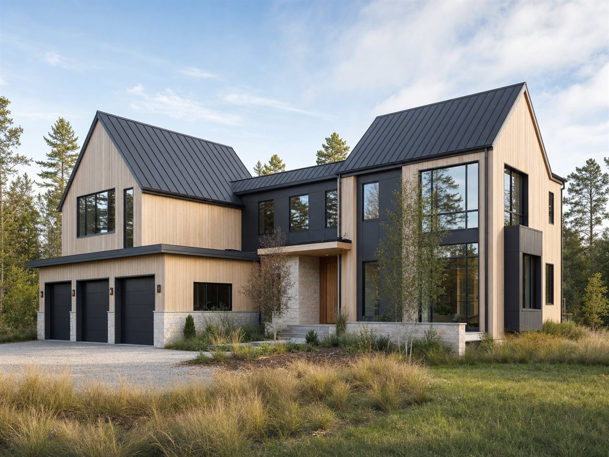 Nordhaven House 4140, a conceptual 4140-square-foot Scandinavian-inspired luxury home with a $915,000 construction target