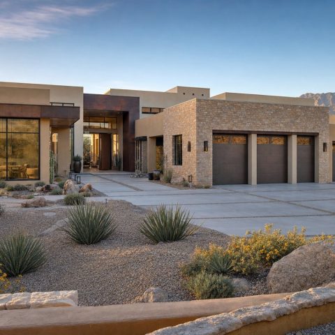 $920,000 Signature Desert-Modern Courtyard Home: 4,160-Sq.-Ft. Five-Bedroom Custom Plan