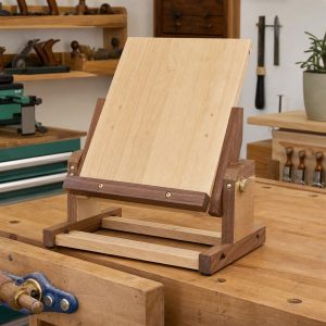 Cookbook Stand With an Adjustable Reading Angle
