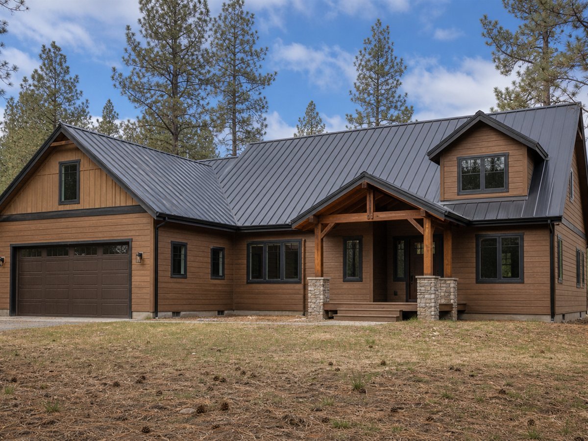 Ridgeview Family Cabin 2350, a conceptual 2350-square-foot mountain family cabin with a $465,000 construction target