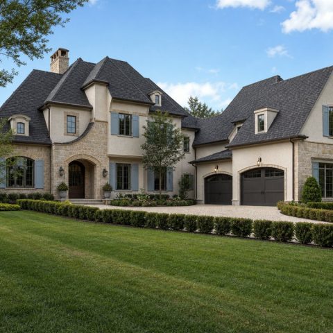 $930,000 Signature French-Country Custom Home: 4,200-Sq.-Ft. Five-Bedroom Custom Plan