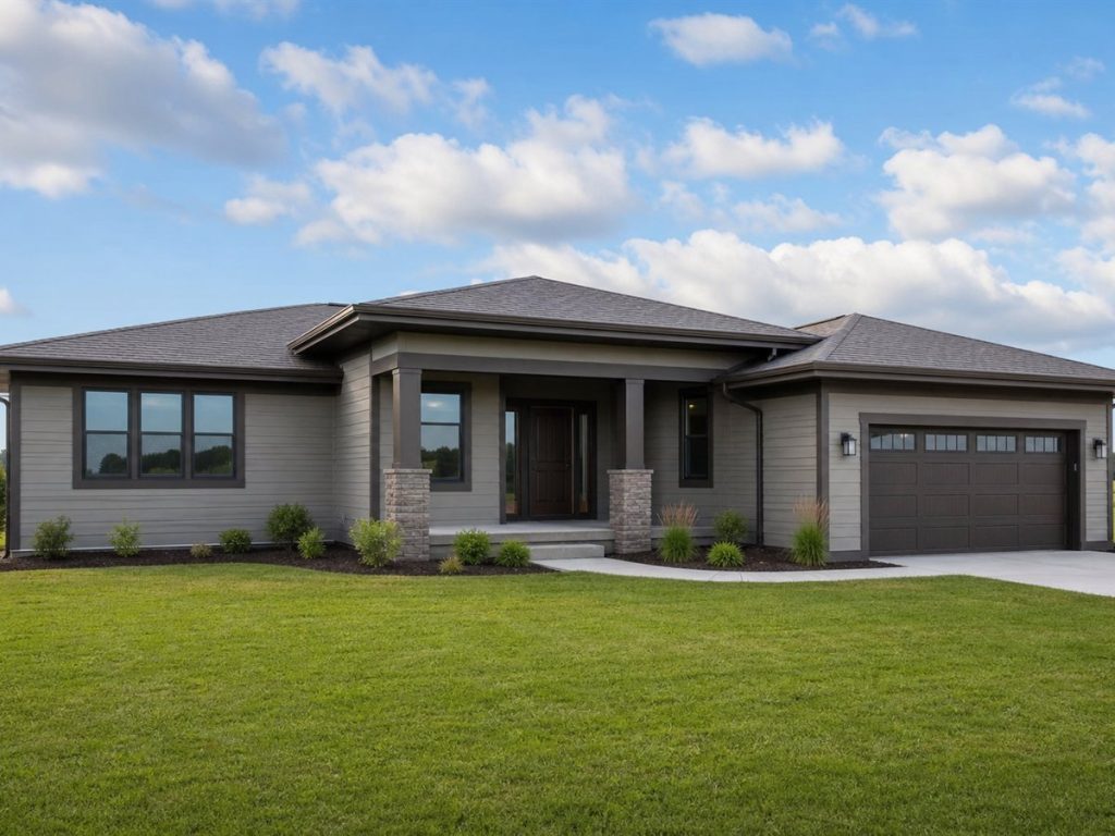 $467,500 Expanded Prairie-Inspired Family Home: 2,360-Sq.-Ft. Five-Bedroom Plan