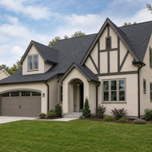 $472,500 Expanded Tudor-Inspired Family Home: 2,380-Sq.-Ft. Five-Bedroom Plan