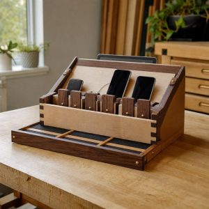 Charging Station With Sliding Device Dividers