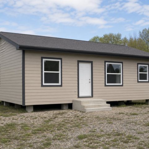 $123,000 Two-Bedroom Modular Cottage: 840-Sq.-Ft. Plan