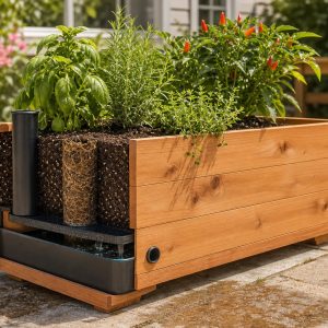 DIY Self-Watering Planter With a Bottom Reservoir