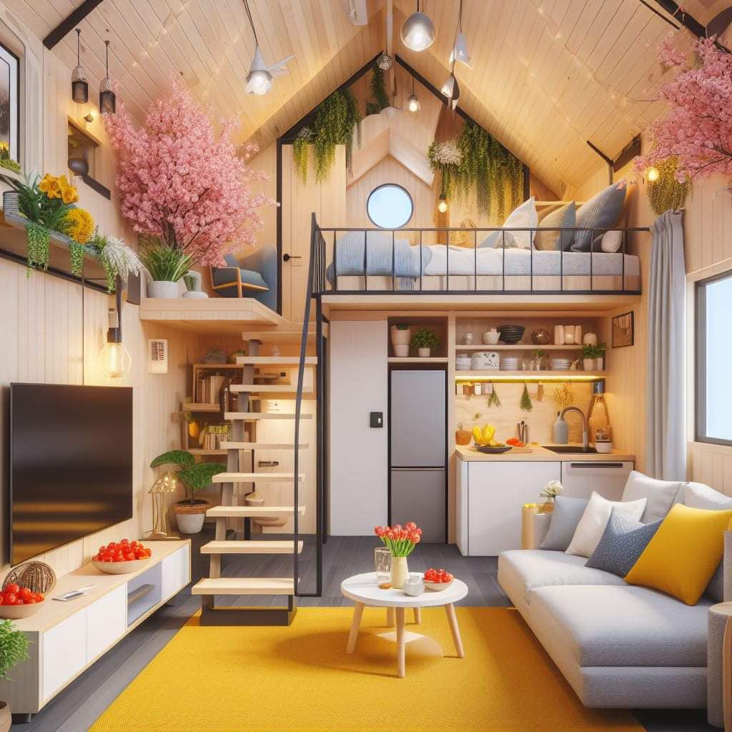 Tiny House Interior Color Ideas for an Open Layout