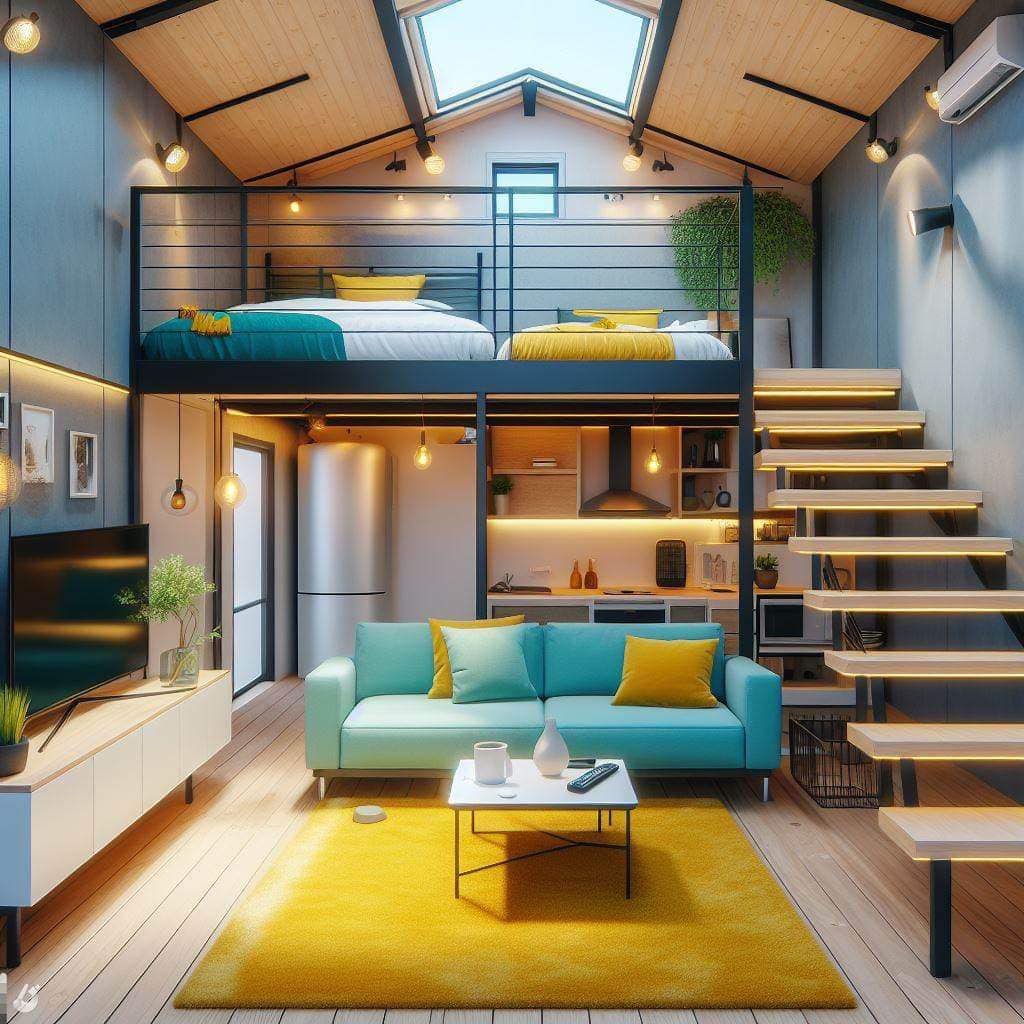 Tiny House Interior Color Ideas for an Open Layout
