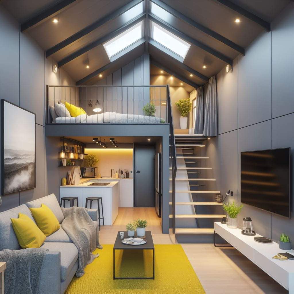 Tiny House Interior Color Ideas for an Open Layout