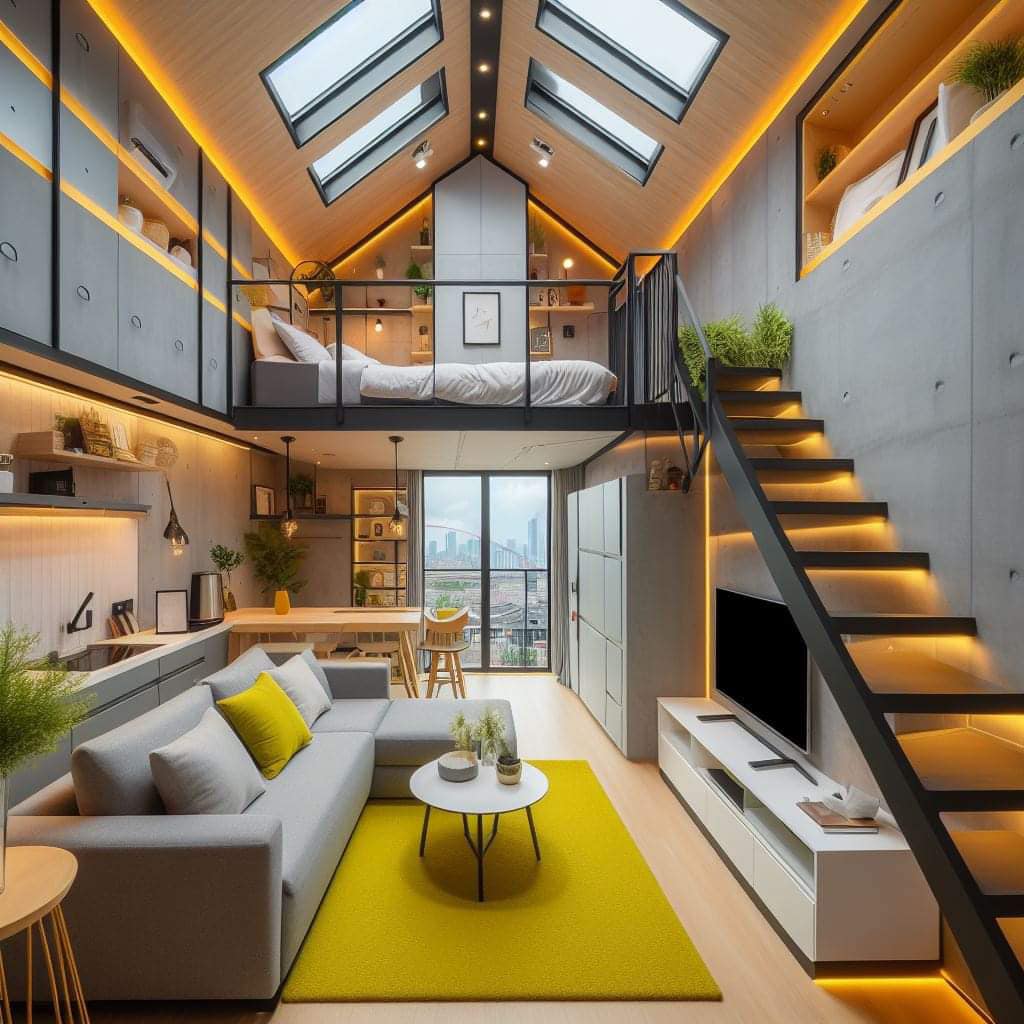 Tiny House Interior Color Ideas for an Open Layout