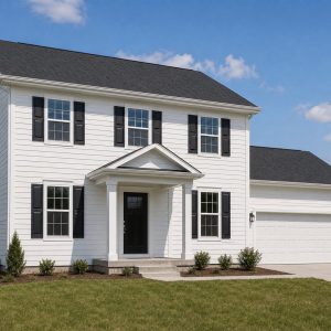 $475,000 Expanded Compact Colonial Family Home: 2,390-Sq.-Ft. Five-Bedroom Plan