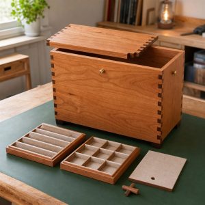 Keepsake Box With a Sliding Dovetail Lid