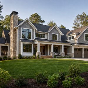 $960,000 Signature Lake-House-Inspired Custom Home: 4,320-Sq.-Ft. Five-Bedroom Custom Plan