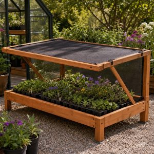 Shade-Cloth Propagation Frame for Tender Cuttings