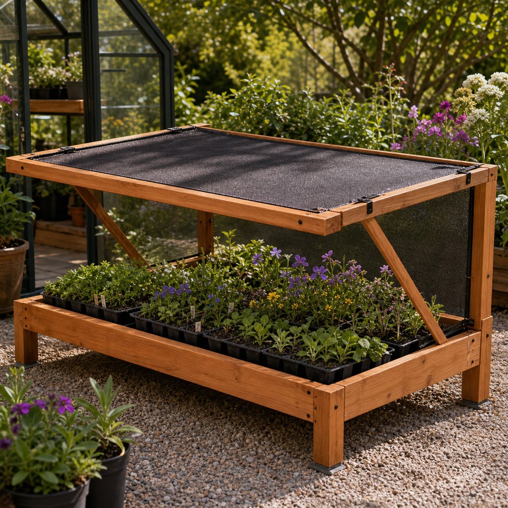 Shade-Cloth Propagation Frame for Tender Cuttings