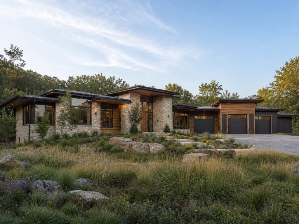 $975,000 Signature Organic Contemporary Custom Home: 4,380-Sq.-Ft. Five-Bedroom Custom Plan
