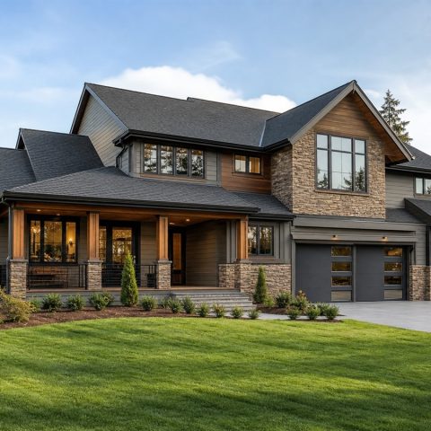 $980,000 Signature Modern Craftsman Custom Home: 4,400-Sq.-Ft. Five-Bedroom Custom Plan