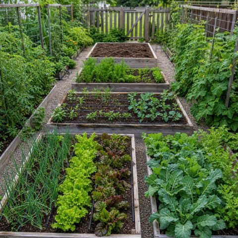 Raised Beds Planned for Succession Planting