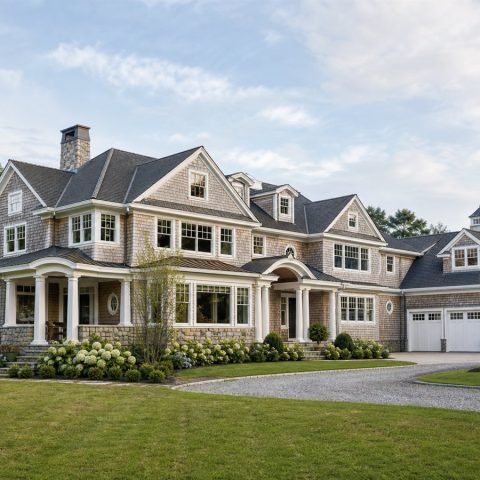 $990,000 Signature New England Shingle-Style Custom Home: 4,440-Sq.-Ft. Five-Bedroom Custom Plan
