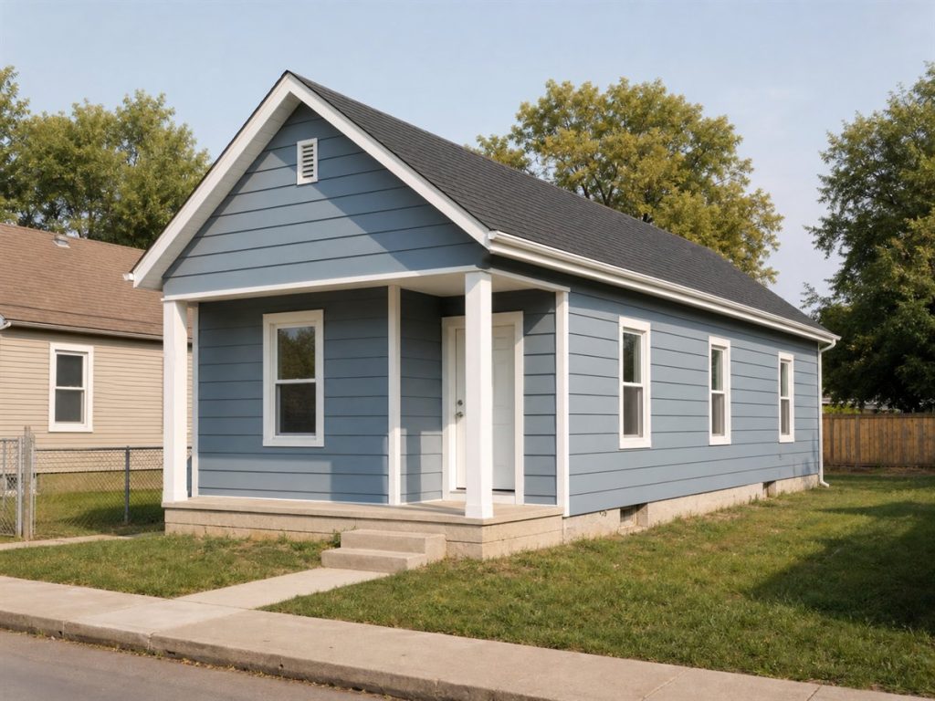 $132,000 Small Bungalow Home: 880-Sq.-Ft. Two-Bedroom Layout