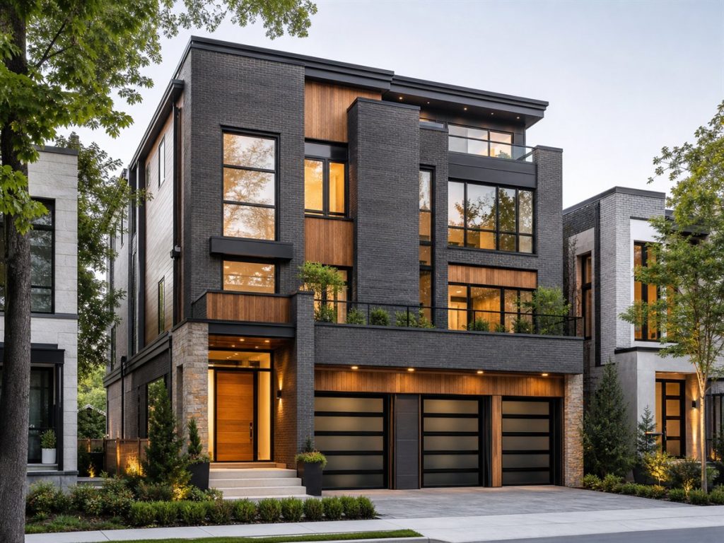 $1,000,000 Signature Urban Narrow-Lot Luxury Home: 4,480-Sq.-Ft. Five-Bedroom Custom Plan