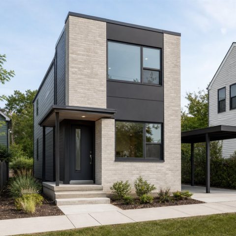 $126,625 Compact Urban Infill Compact Home: 816-Sq.-Ft. Two-Bedroom Plan