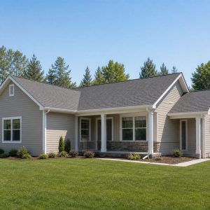$256,250 Practical Side-Entry Garage Family Ranch: 1,575-Sq.-Ft. Three-Bedroom Plan