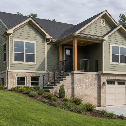 $258,750 Practical Daylight-Basement Family Home: 1,585-Sq.-Ft. Three-Bedroom Plan