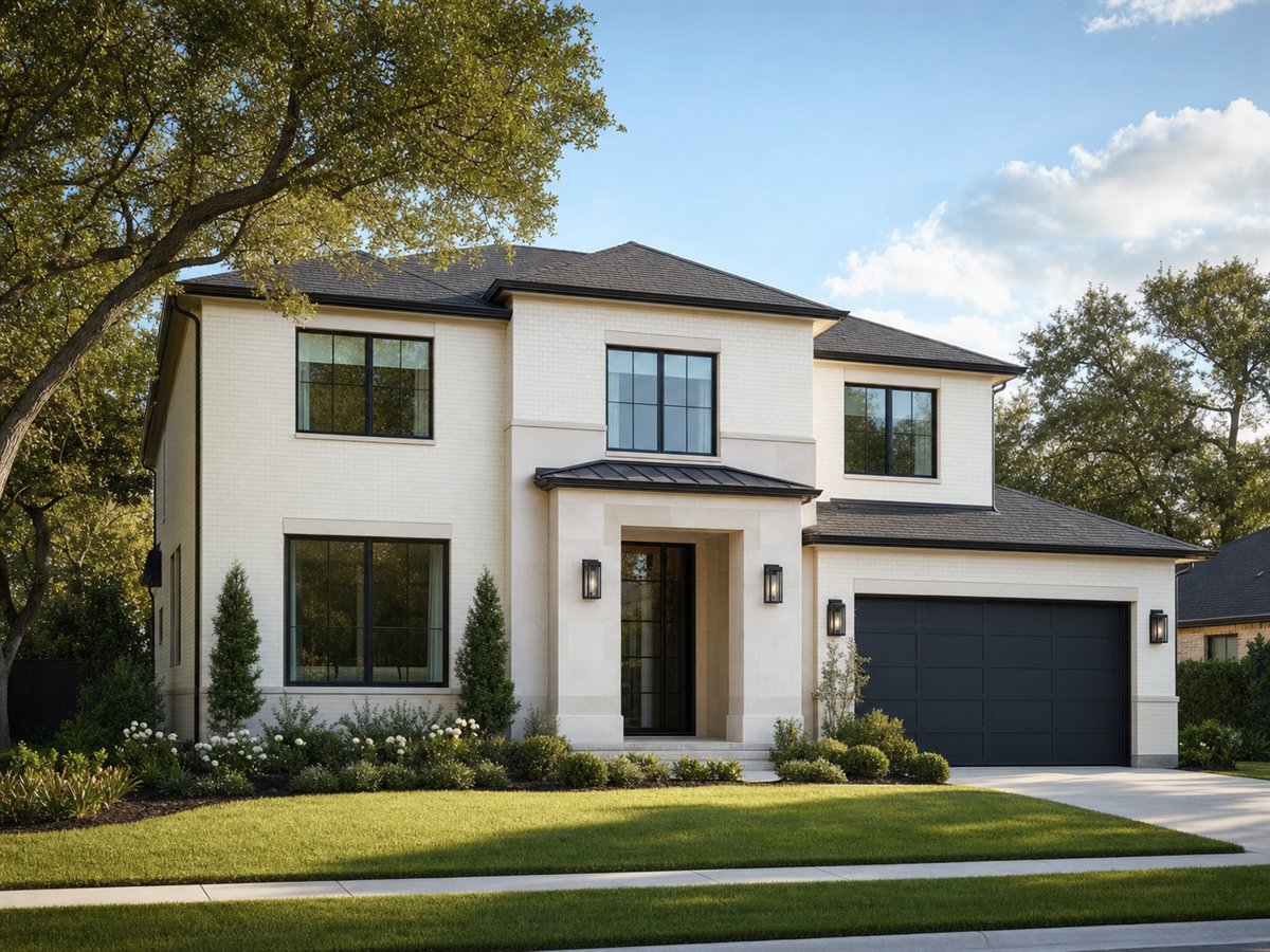 Westlake Transitional 2575, a conceptual 2575-square-foot transitional two-story custom home with a $508,750 construction target