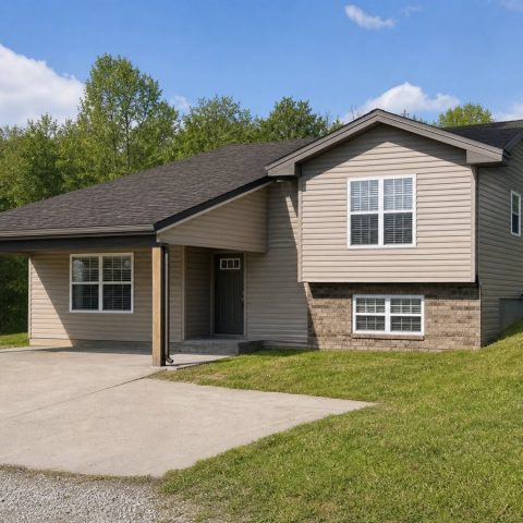 $129,625 Compact Compact Split-Level Home: 819-Sq.-Ft. Two-Bedroom Plan