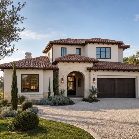 $513,750 Tailored Mediterranean-Inspired Custom Villa: 2,591-Sq.-Ft. Four-Bedroom Custom Plan