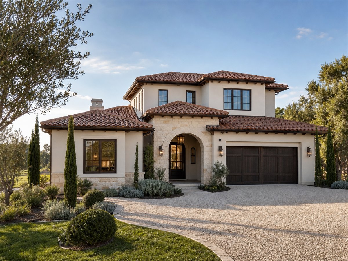 Solara Villa 2591, a conceptual 2591-square-foot Mediterranean-inspired custom villa with a $513,750 construction target