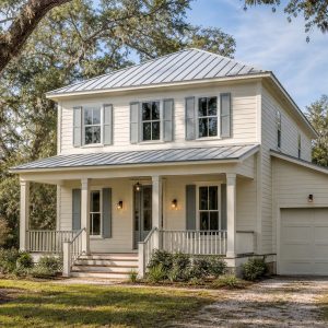 $276,250 Practical Lowcountry-Inspired Family Home: 1,655-Sq.-Ft. Three-Bedroom Plan