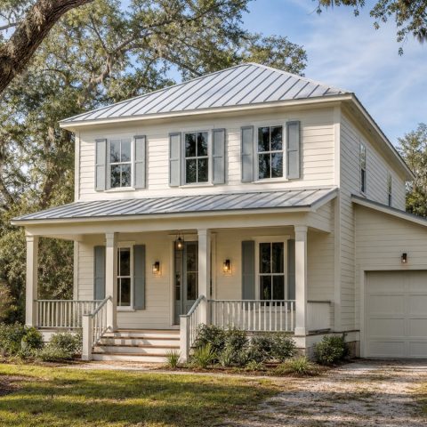 $276,250 Practical Lowcountry-Inspired Family Home: 1,655-Sq.-Ft. Three-Bedroom Plan