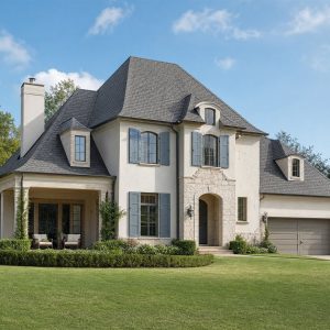 $526,250 Tailored French-Country Custom Home: 2,631-Sq.-Ft. Four-Bedroom Custom Plan
