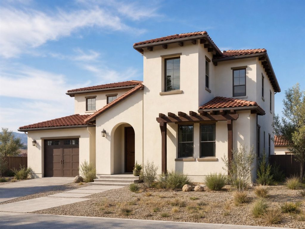 $281,250 Practical Spanish-Revival Family Home: 1,675-Sq.-Ft. Three-Bedroom Plan
