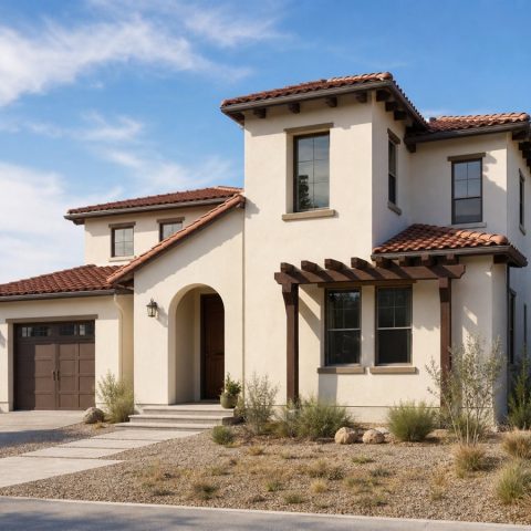 $281,250 Practical Spanish-Revival Family Home: 1,675-Sq.-Ft. Three-Bedroom Plan
