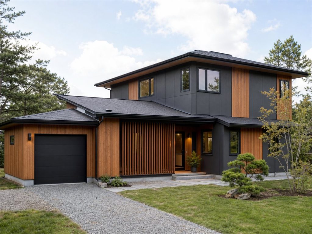 $286,250 Practical Japanese-Inspired Contemporary Family Home: 1,695-Sq.-Ft. Three-Bedroom Plan
