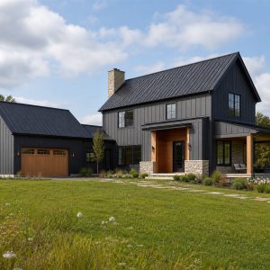 $538,750 Tailored Modern Barn Custom Home: 2,671-Sq.-Ft. Four-Bedroom Custom Plan