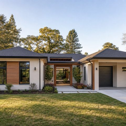 $291,250 Practical Central-Atrium Family Home: 1,715-Sq.-Ft. Three-Bedroom Plan