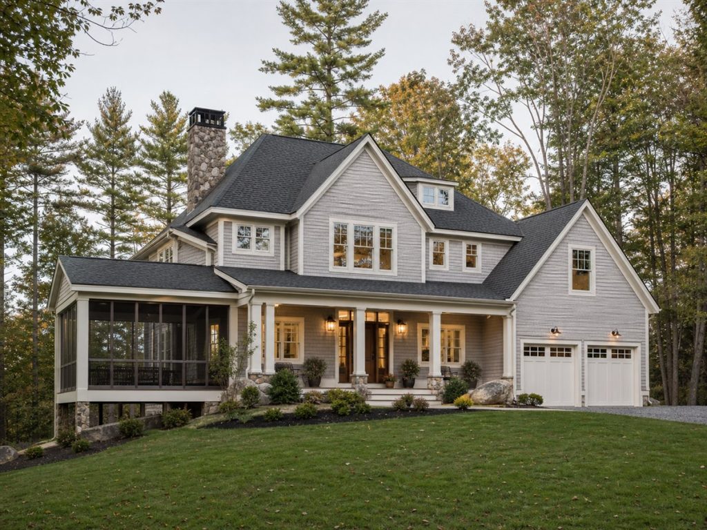 $541,250 Tailored Lake-House-Inspired Custom Home: 2,679-Sq.-Ft. Four-Bedroom Custom Plan