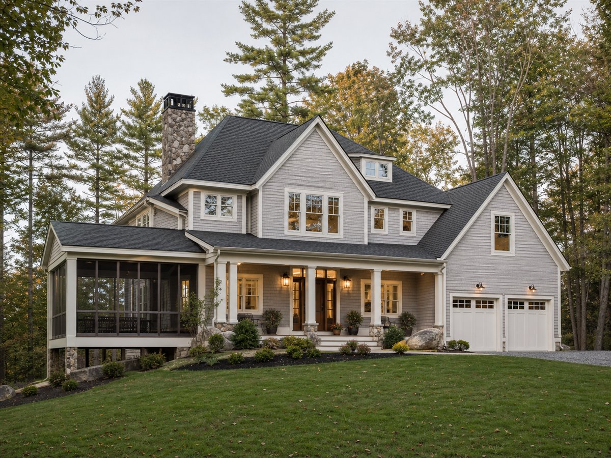 Stillwater House 2679, a conceptual 2679-square-foot lake-house-inspired custom home with a $541,250 construction target