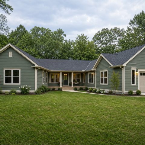 $293,750 Practical U-Shaped Family Ranch: 1,725-Sq.-Ft. Three-Bedroom Plan