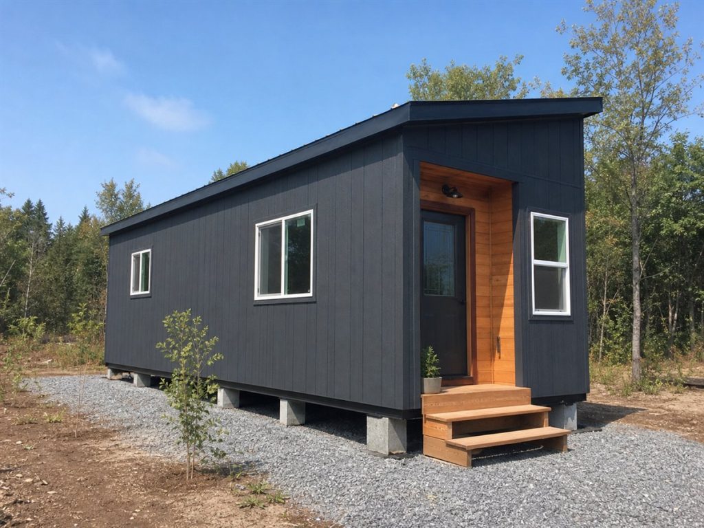 $35,800 Modern Cedar Tiny Home: 360-Sq.-Ft. One-Bedroom Plan